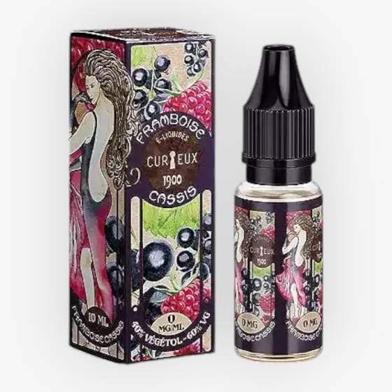 E-liquide Framboise Cassis 10 mL - 1900 (Curieux)