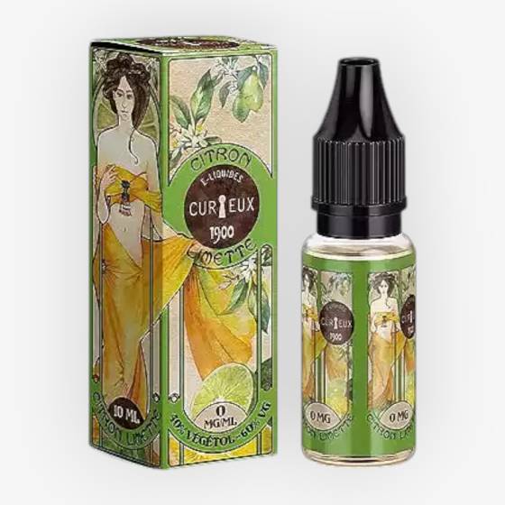 E-liquide Citron Limette 10 mL - 1900 (Curieux)