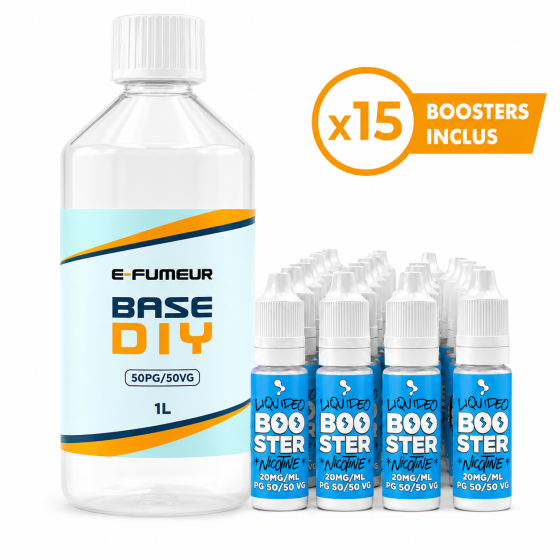 Pack DIY 50/50 1 L - E-Fumeur