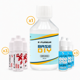 Pack DIY Cerise Noire 230 mL - E-FUMEUR