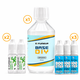 Pack DIY Chewing-Gum Chlorophylle 220 mL - E-FUMEUR