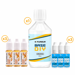 Pack DIY Popcorn Caramel 230 mL - E-FUMEUR