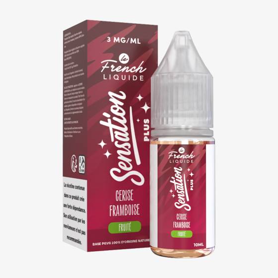 E-liquide Cerise Framboise 10 mL - Sensation Plus Le French Liquide