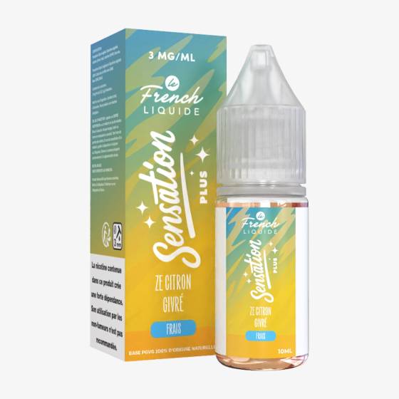 E-liquide Ze Citron Givre 10 mL - Sensation Plus Le French Liquide