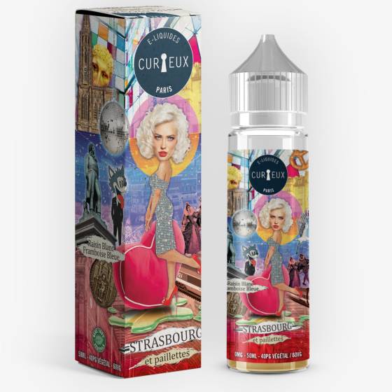 E-liquide Strasbourg Et Paillettes 50 mL - Hexagone (Curieux)