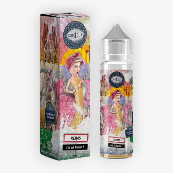 E-liquide Reims Toi La Bulle ! 50 mL - Hexagone (Curieux)