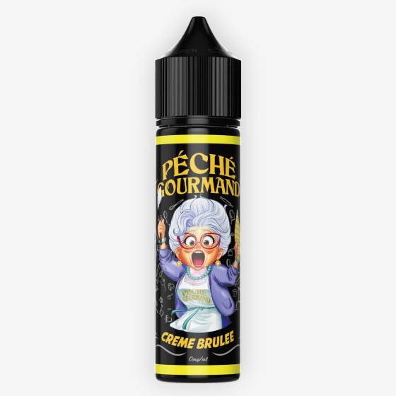 E-liquide Creme Brulee 50 mL - Péché Gourmand