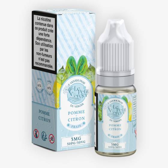 E-liquide Pomme Citron Frais 10 mL - Le Petit Verger