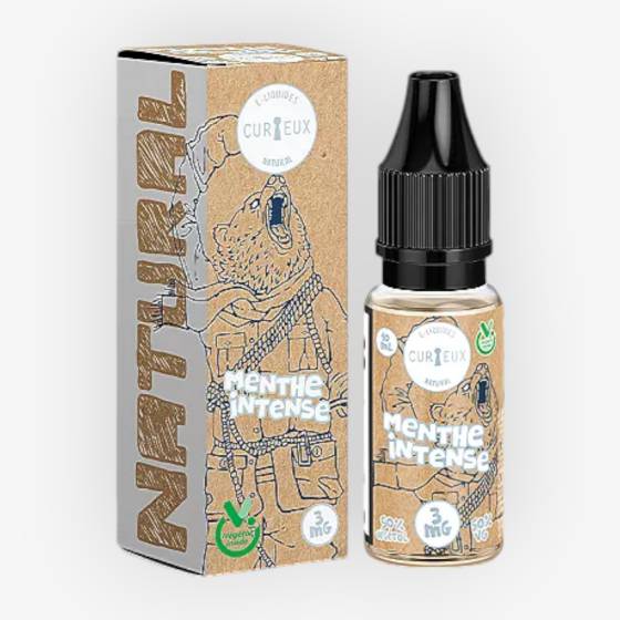 E-liquide Menthe Intense 10 mL - Natural Curieux