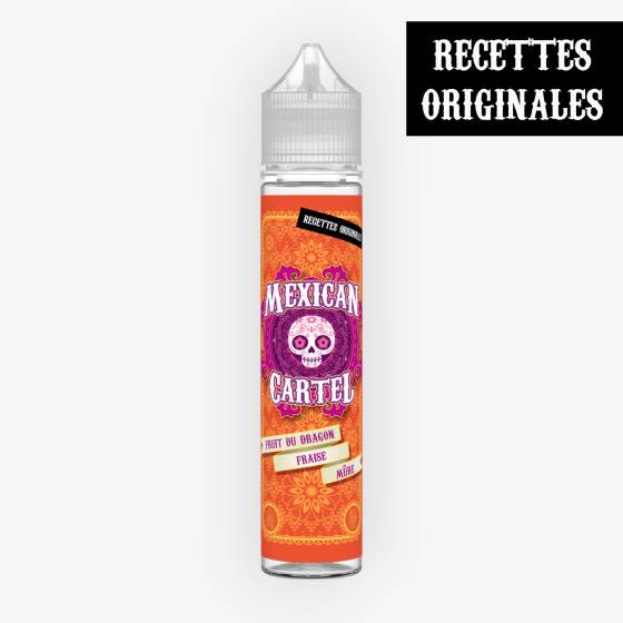 E-liquide Fruit Du Dragon Fraise Mûre 50 mL - Mexican Cartel