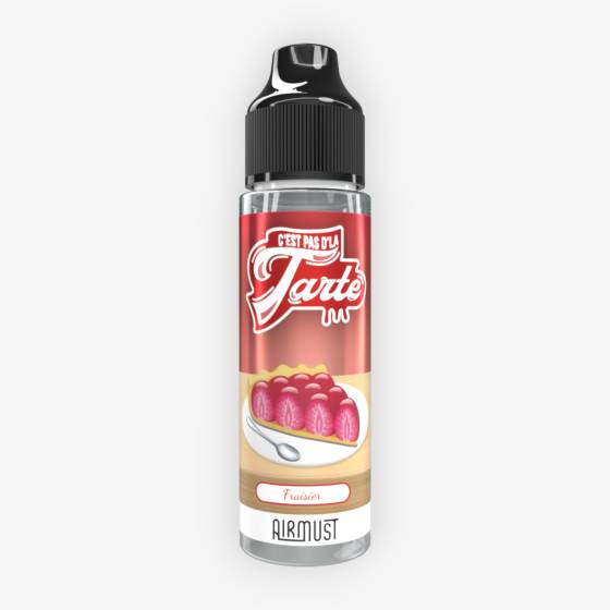 E-liquide Fraisier 60 mL - C'est Pas d'la Tarte Airmust