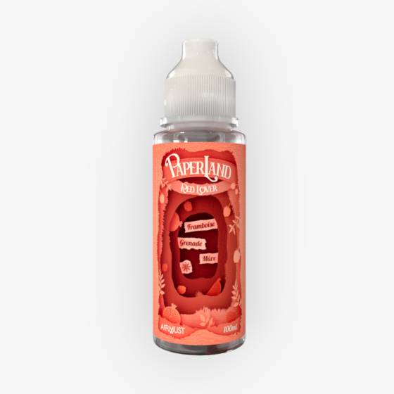 E-liquide Red Lover 100 mL - Paperland Airmust