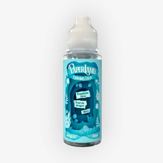 E-liquide Burning Blue 100 mL - Paperland Airmust