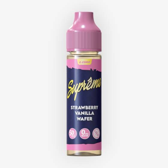 E-liquide Strawberry Vanilla Wafer 50 mL - E.Cone (Vape Maker)