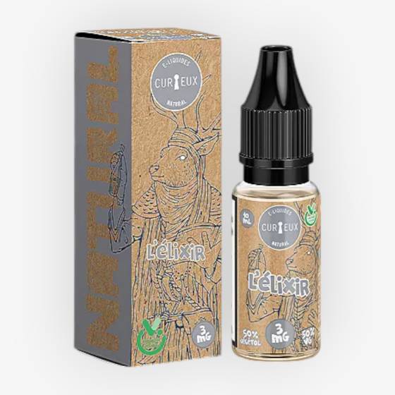 E-liquide L'Élixir 10 mL - Natural Curieux