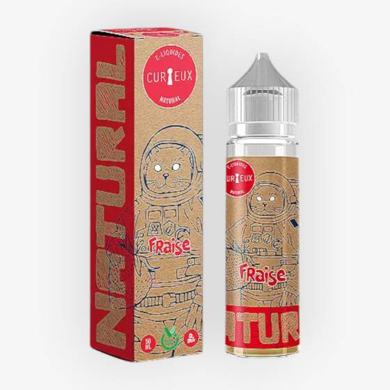E-liquide Fraise 50 mL - Natural Curieux