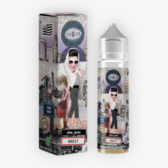 E-liquide Alea Jacta Brest 50 mL - Edition Hexagone Curieux