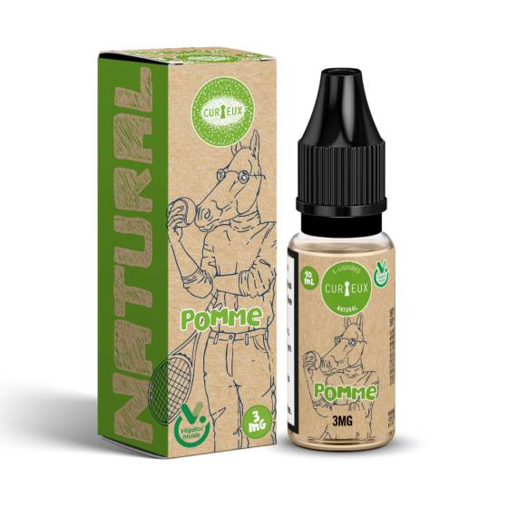 E-liquide Pomme 10 mL - Natural Curieux