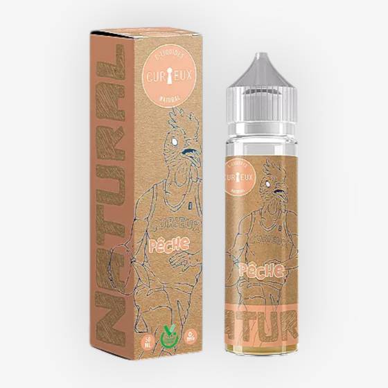 E-liquide Pêche 50 mL - Natural Curieux