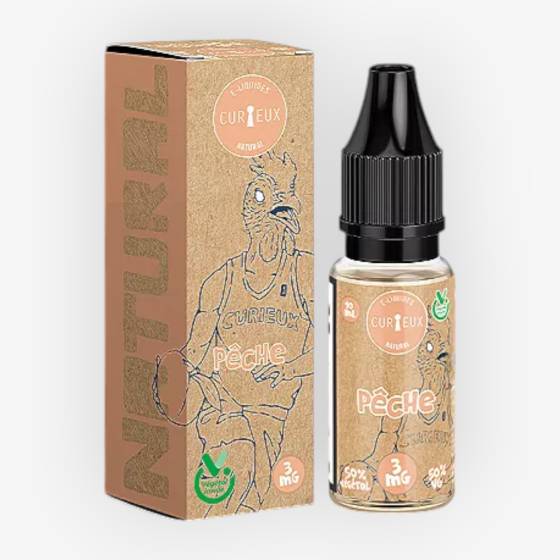 E-liquide Pêche 10 mL - Natural Curieux