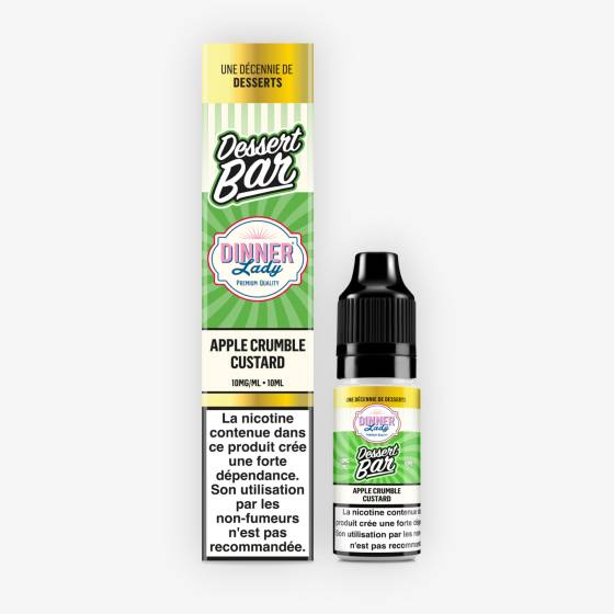 E-liquide Apple Crumble Custard 10 mL - Bar Dinner Lady