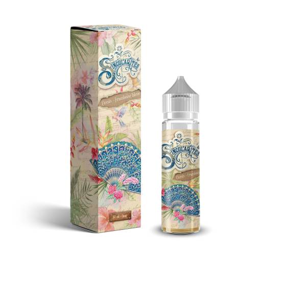 E-liquide Cassis Framboise Bleue 50 mL - Singularites