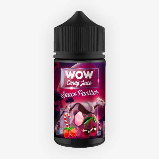 E-liquide Space Panther 100 mL - WOW Candy Juice Made in Vape