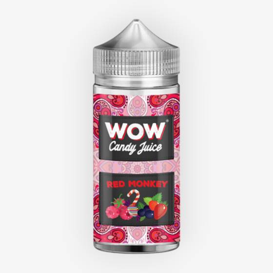 E-liquide Red Monkey No Fresh 100 mL - WOW Candy Juice Made in Vape