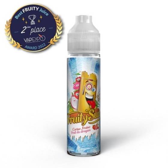 E-liquide Cerise Fraise Fruit Du Dragon 50 mL - Fruity Sun