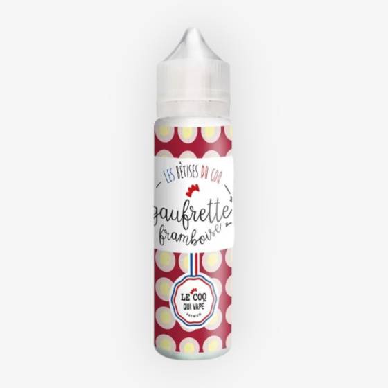 E-liquide Gaufrette Framboise 50 mL - Le Coq Qui Vape