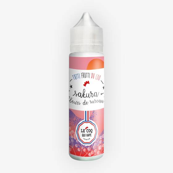 E-liquide Sakura Fleurs De Sureau 50 mL - Le Coq Qui Vape