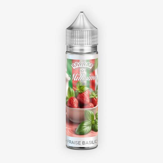 E-liquide Fraise Basilic 50 mL - Millésime