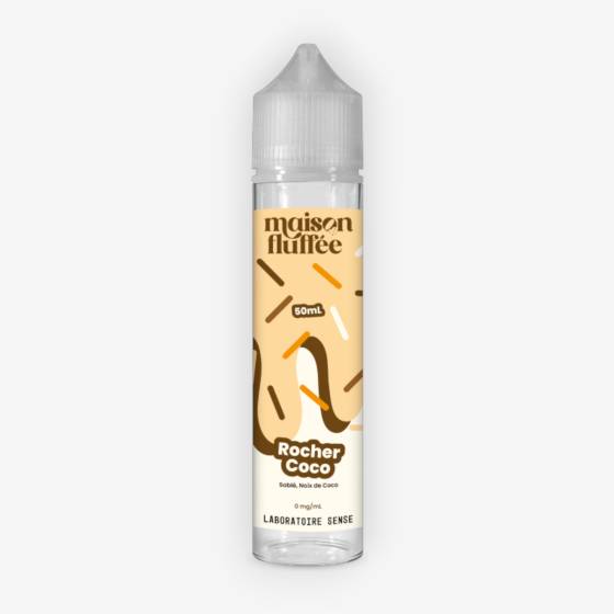E-liquide Rocher Coco 50 mL - Maison Fluffee