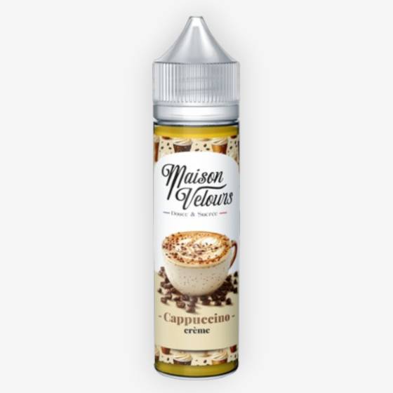 E-liquide Cappuccino Crème 50 mL - Maison Velours