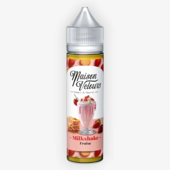 E-liquide Milkshake Fraise 50 mL - Maison Velours