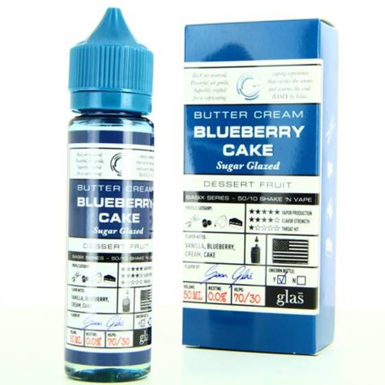 E-liquide Blueberry Cake 50 mL - Glas Vapor