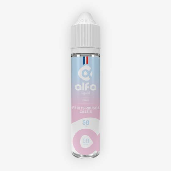 E-liquide Fruits Rouges Cassis (50 VG) 50 mL - Alfaliquid