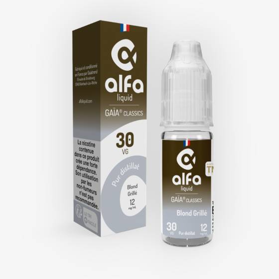 E-liquide Blond Grillé 10 mL - Gaïa Alfaliquid