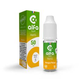 E-liquide Mangue Pêche (50 VG) 10 mL - Alfaliquid