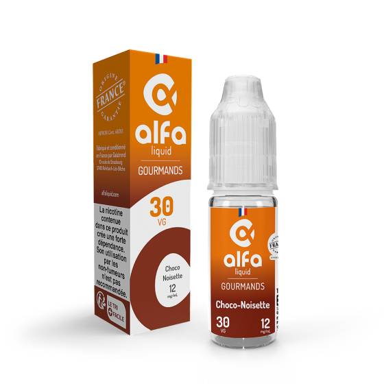 E-liquide Choco-Noisette (30 VG) 10 mL - Alfaliquid