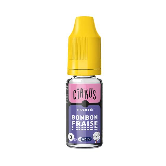 E-liquide Bonbon Fraise 10 mL - Cirkus VDLV