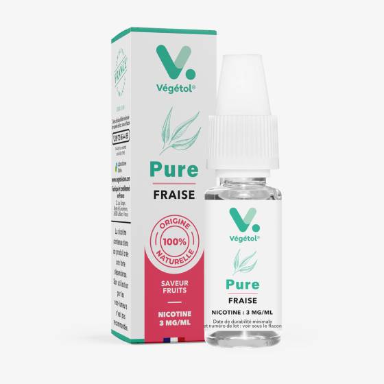 E-liquide Fraise 10 mL - Végétol Pure