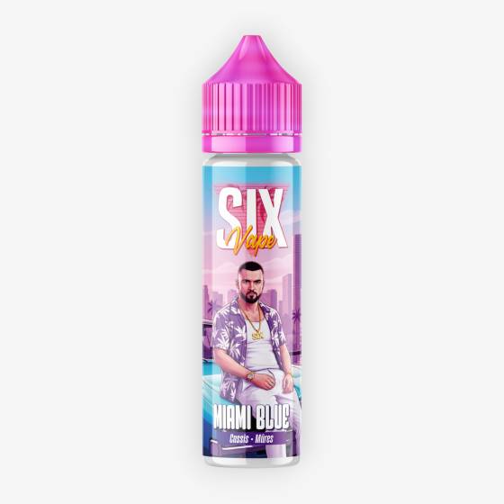 E-liquide Miami Blue 50 mL - Six Vape Roykin