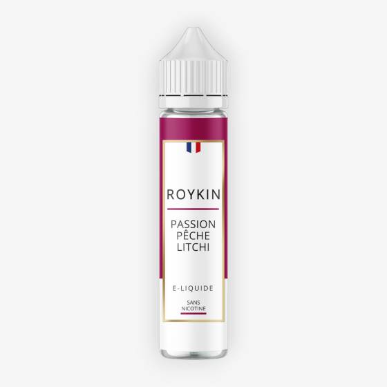 E-liquide Passion Pêche Litchi 50 mL - Roykin