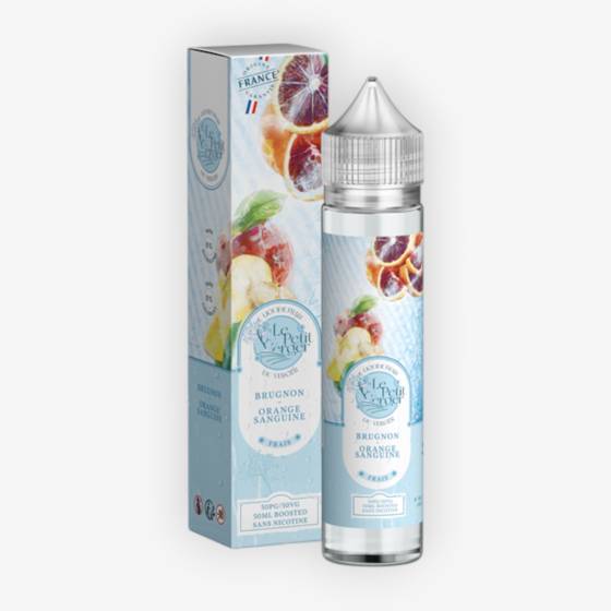 E-liquide Brugnon Orange Sanguine Frais 50 mL - Le Petit Verger