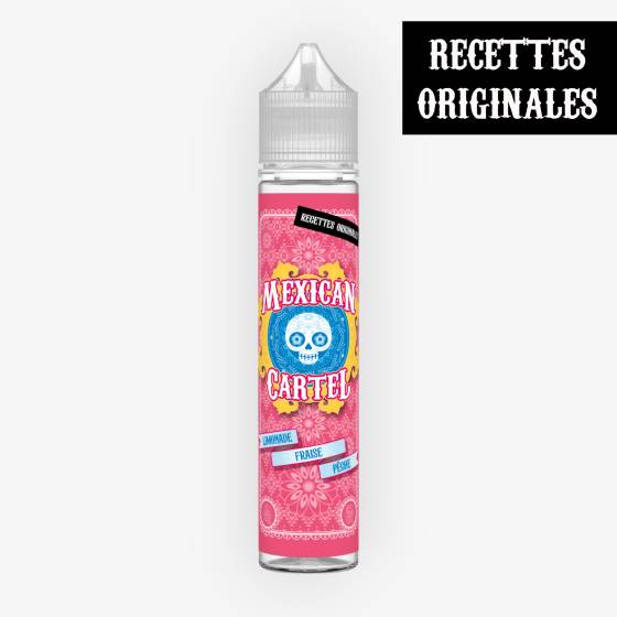 E-liquide Limonade Fraise Pêche 50 mL - Mexican Cartel