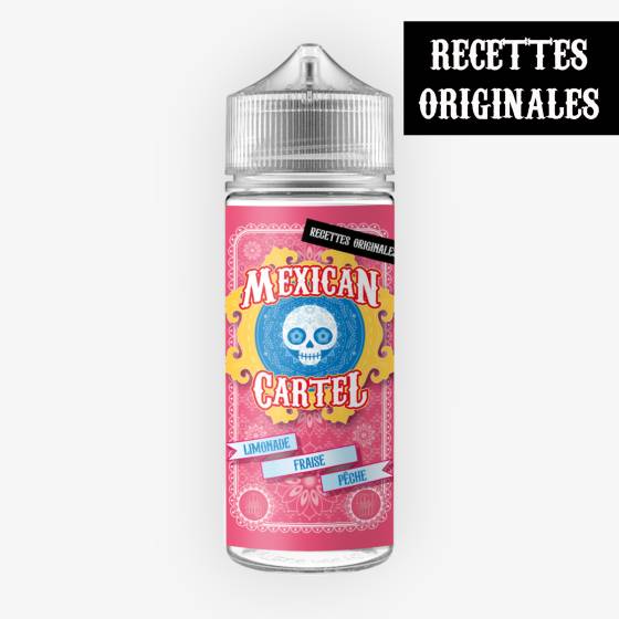 E-liquide Limonade Fraise Pêche 100 mL - Mexican Cartel