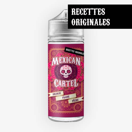 E-liquide Ananas Fraise Pêche 100 mL - Mexican Cartel