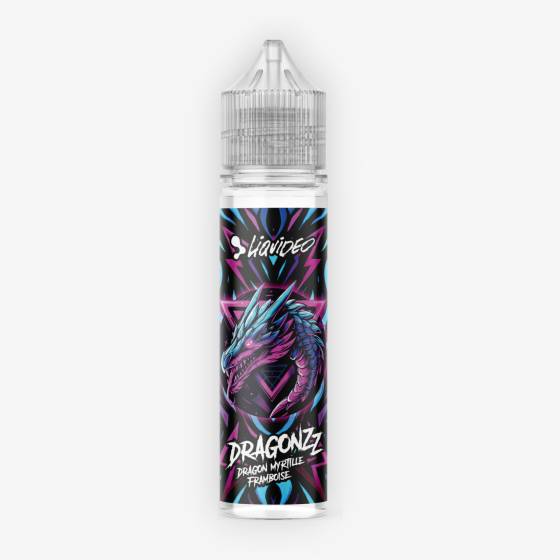 E-liquide Dragon Myrtille Framboise 50 mL - Dragonzz Liquideo