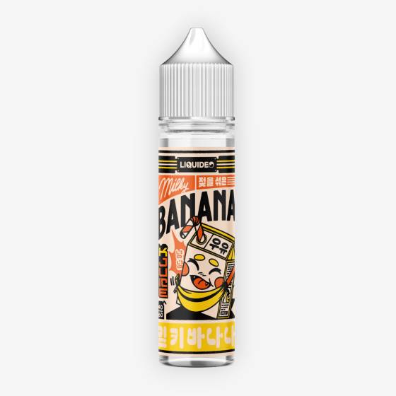 E-liquide Milky Banana 50 mL - KJuice Liquideo